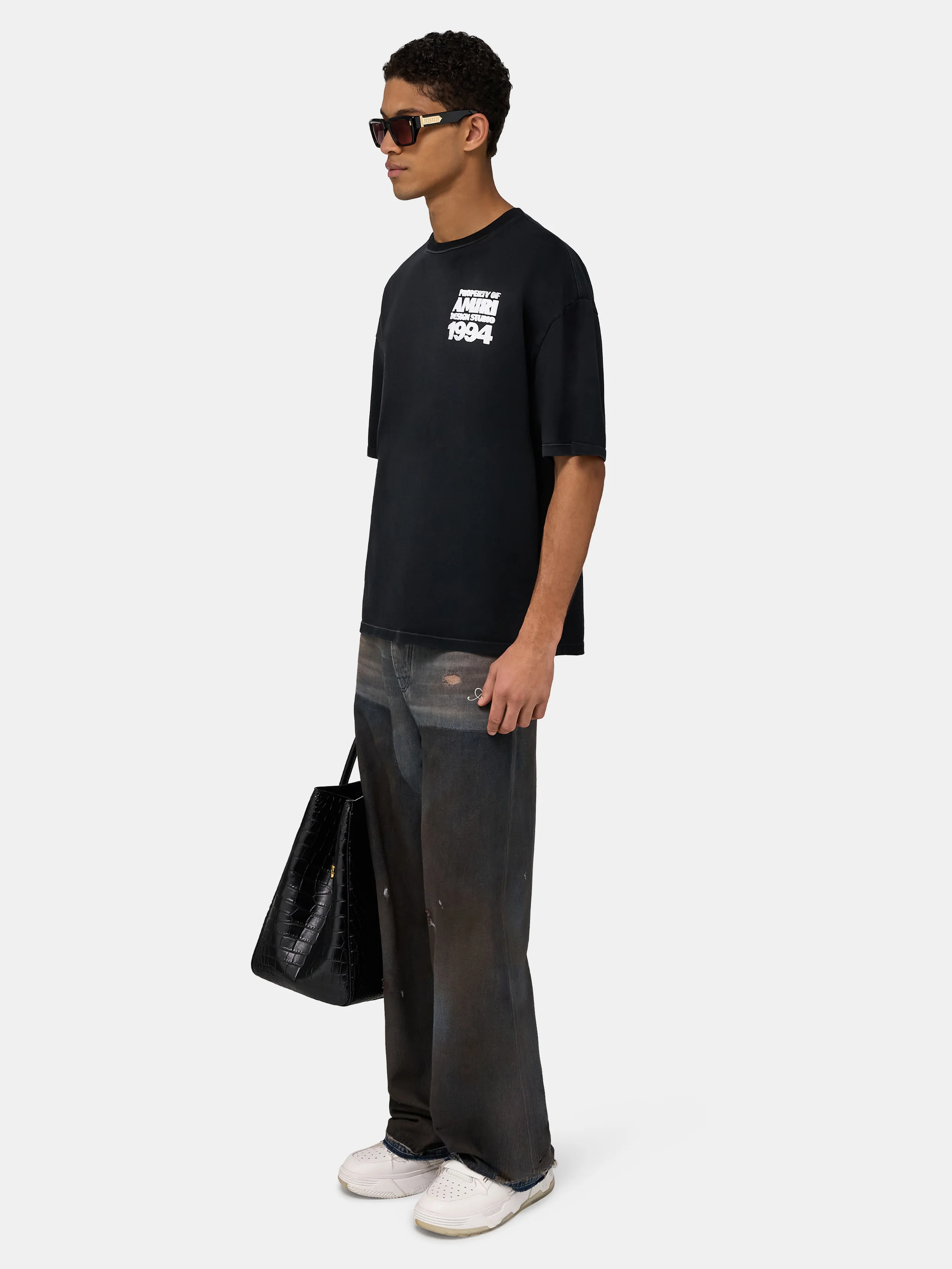 AMIRI 1994 OVERSIZED TEE - Black - Image 3