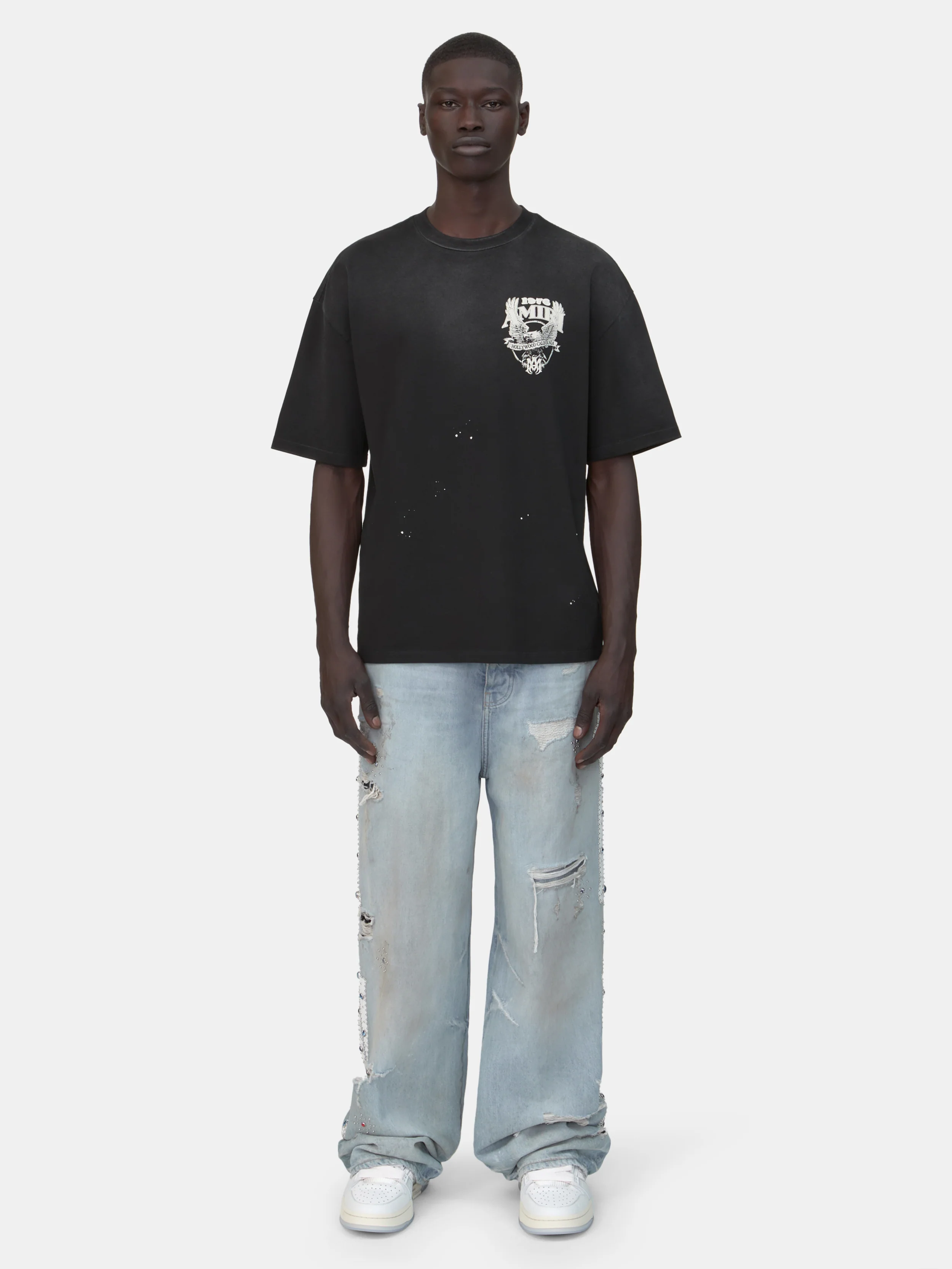 AMIRI EAGLE OVERSIZED TEE - Black - Image 2