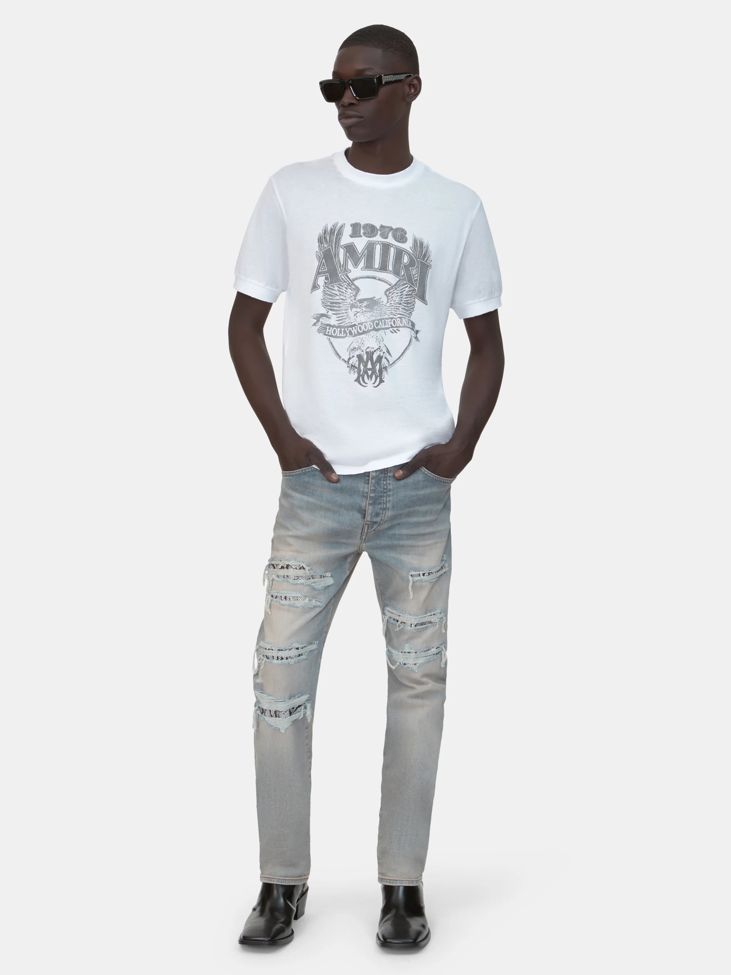 AMIRI EAGLE TEE - White - Image 2