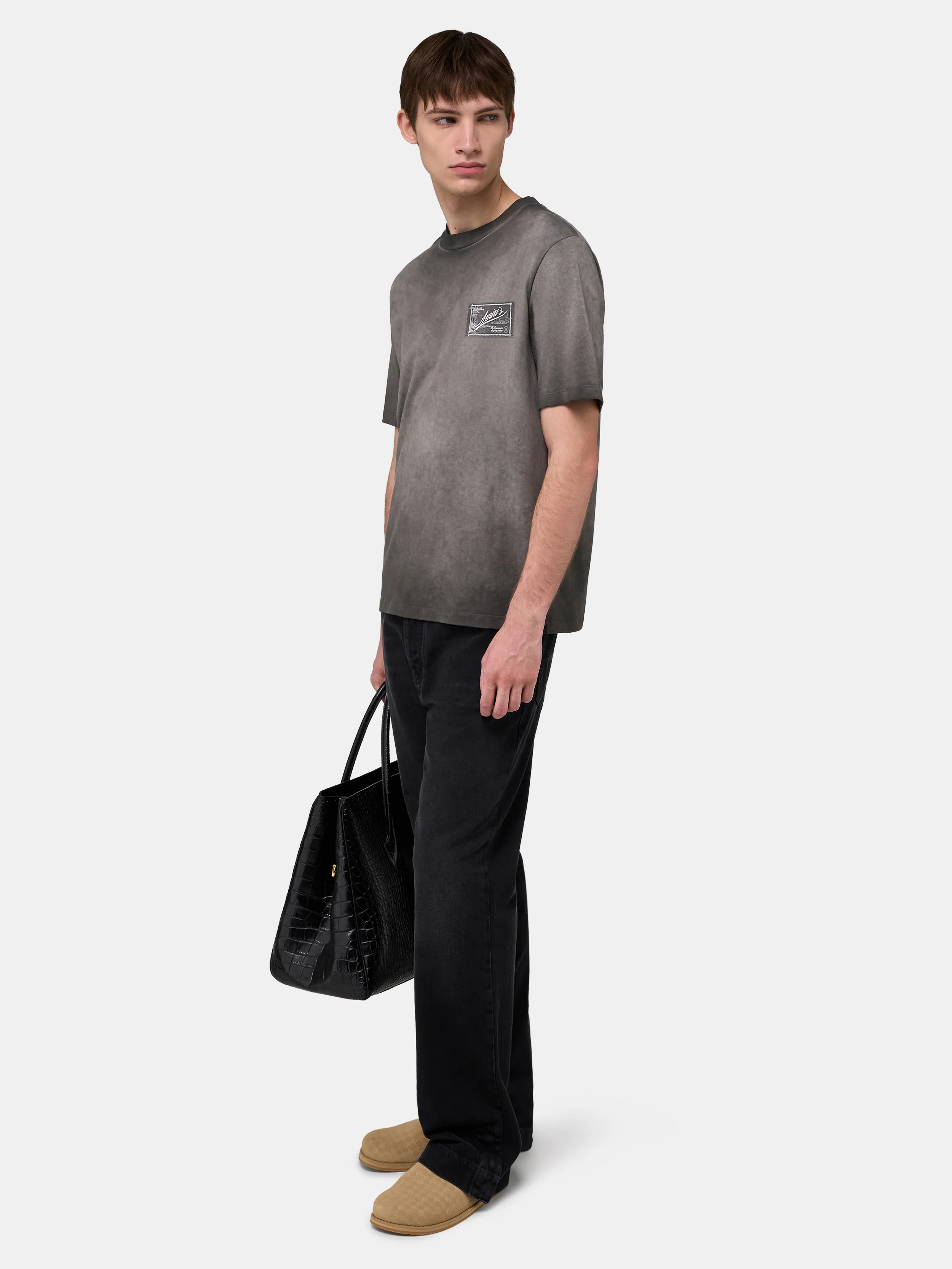 AMIRI QUALITY GOODS LABEL TEE - Black - Image 3