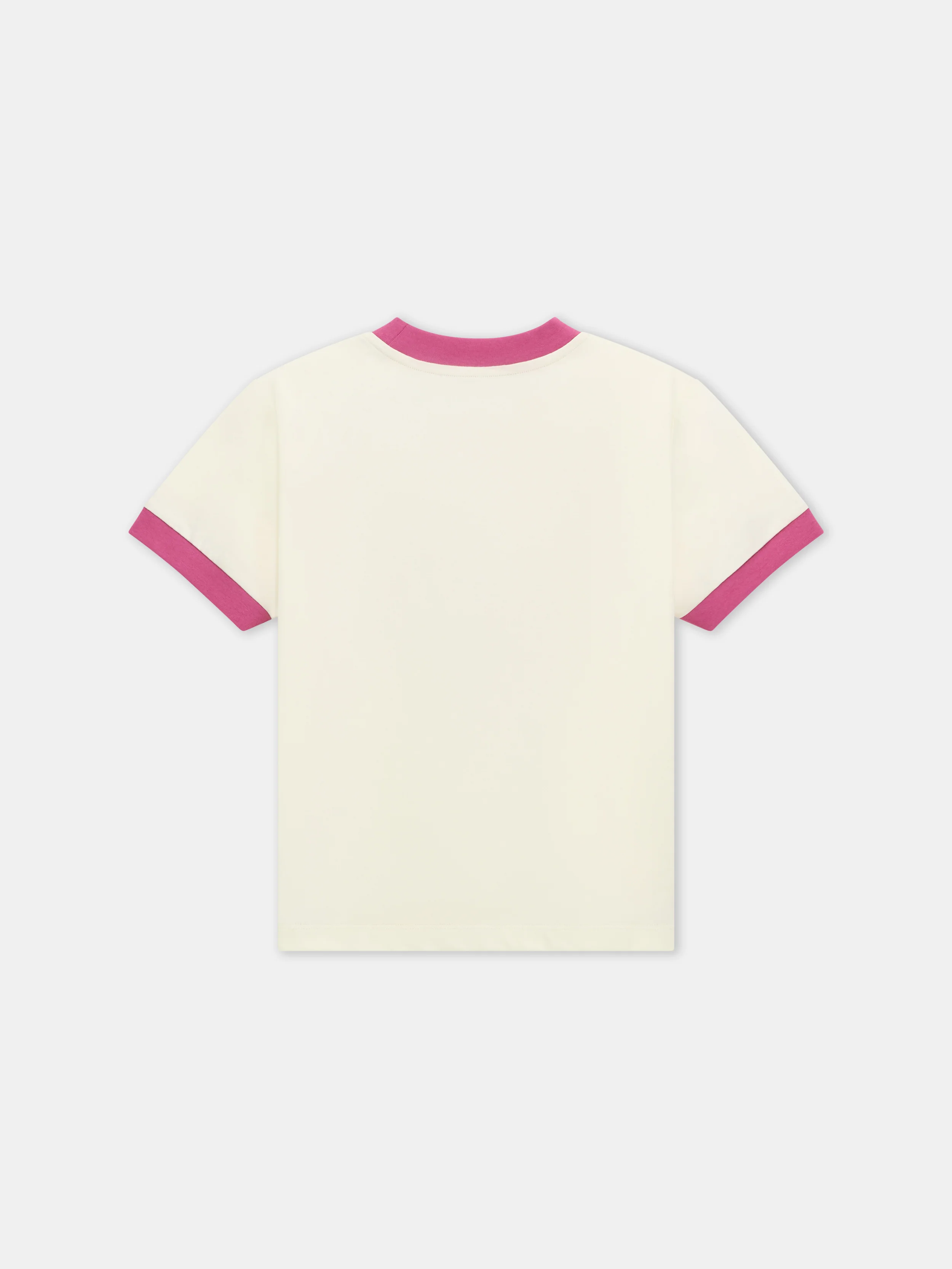 KIDS - KIDS' AMIRI STAGGERED RINGER TEE - Ivory - Image 2