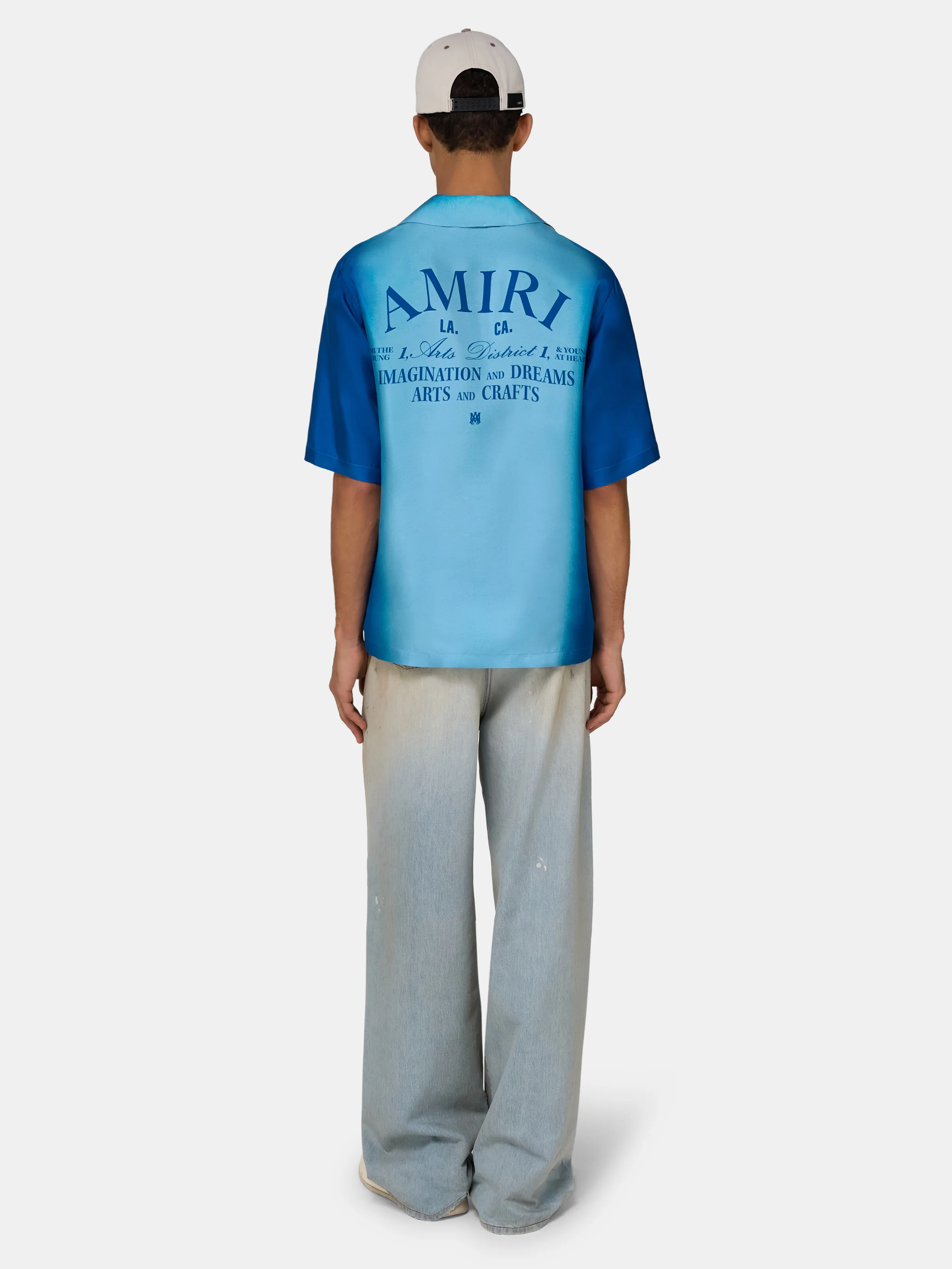 ARTS DISTRICT CAMP SHIRT - Sapphire - Image 4