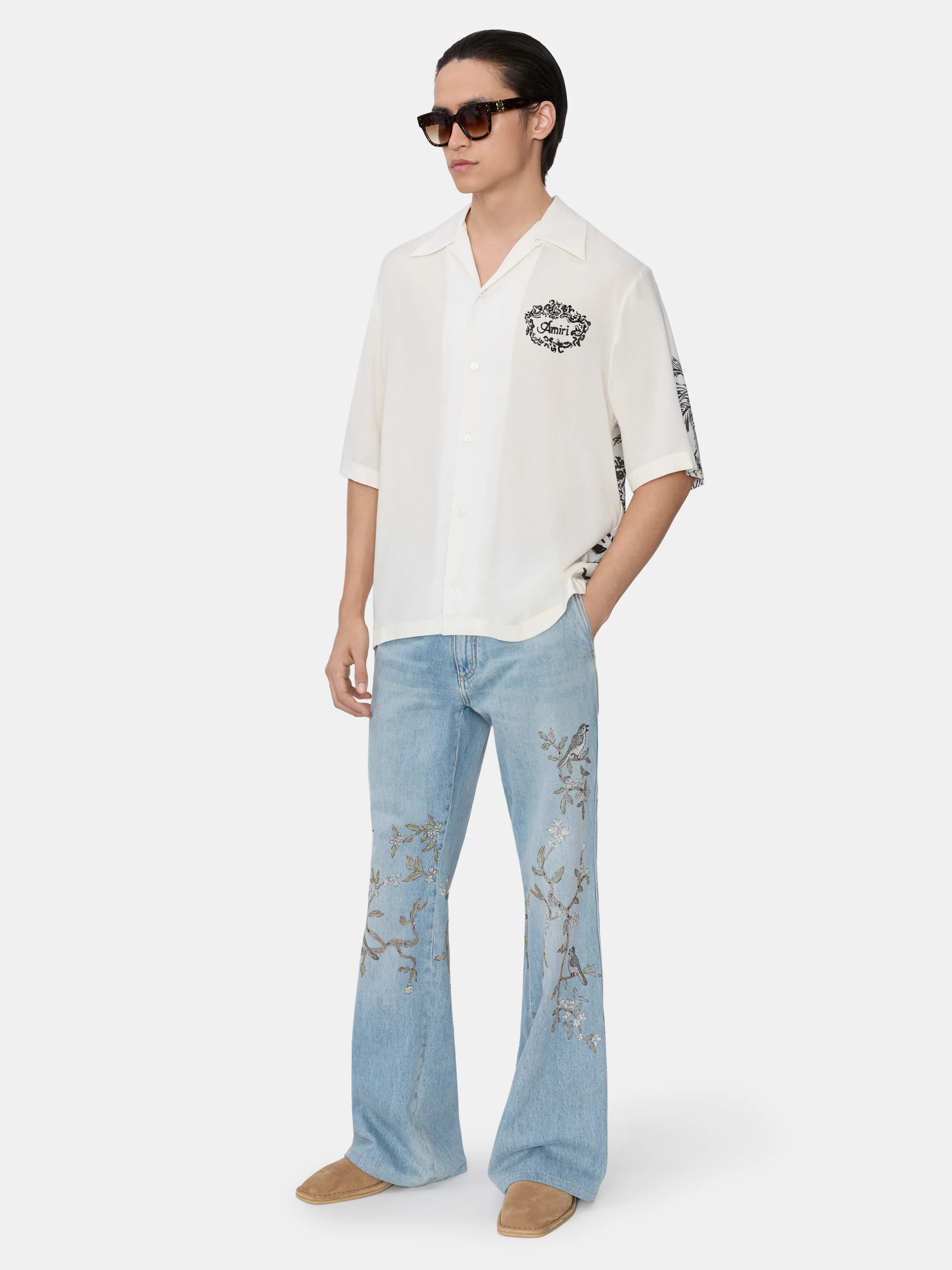 CHATEAU SKETCH CAMP SHIRT - Ivory - Image 2