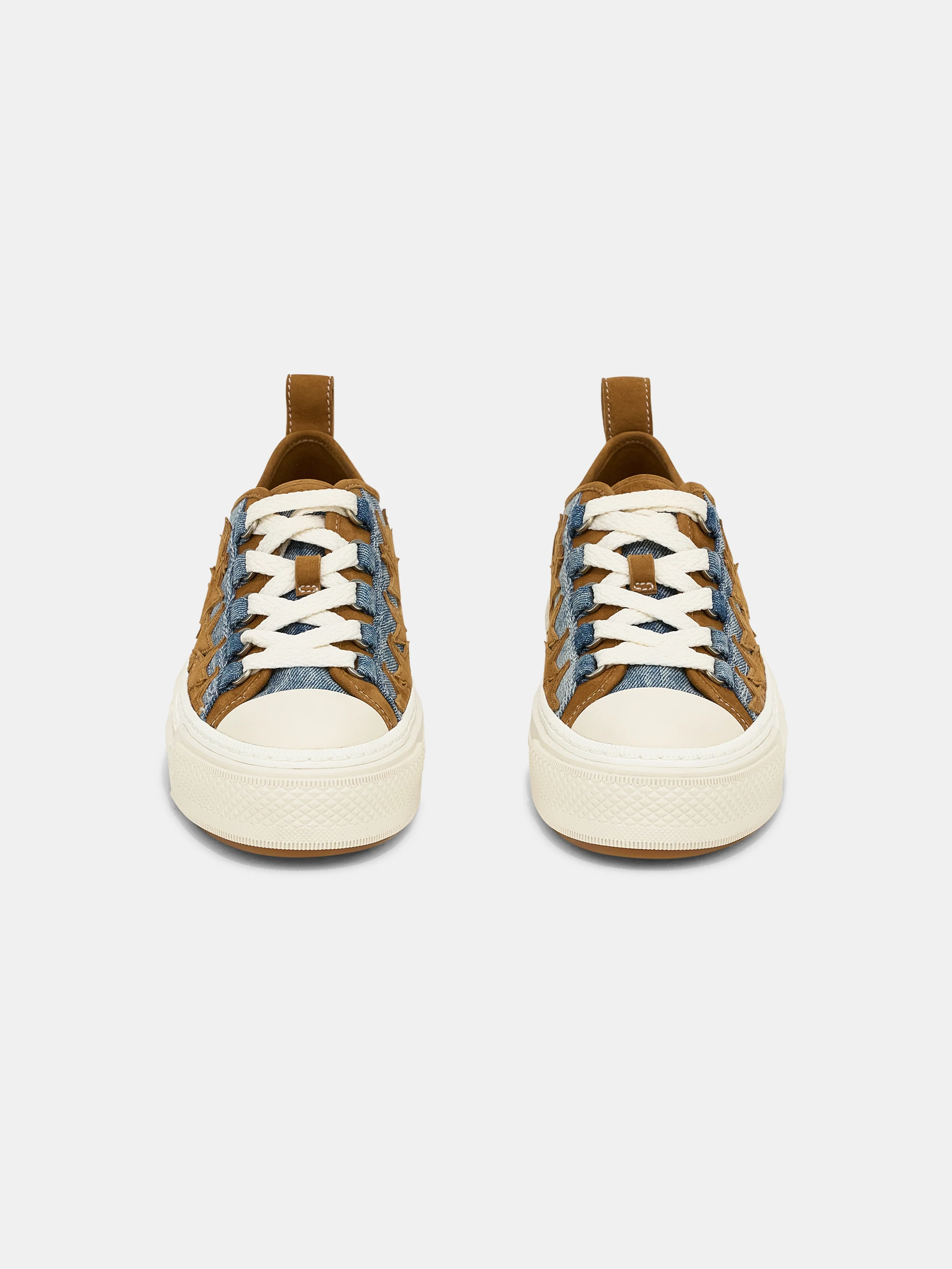 WOMEN - WOMEN'S DENIM STARS COURT LOW - Yellow - Image 3