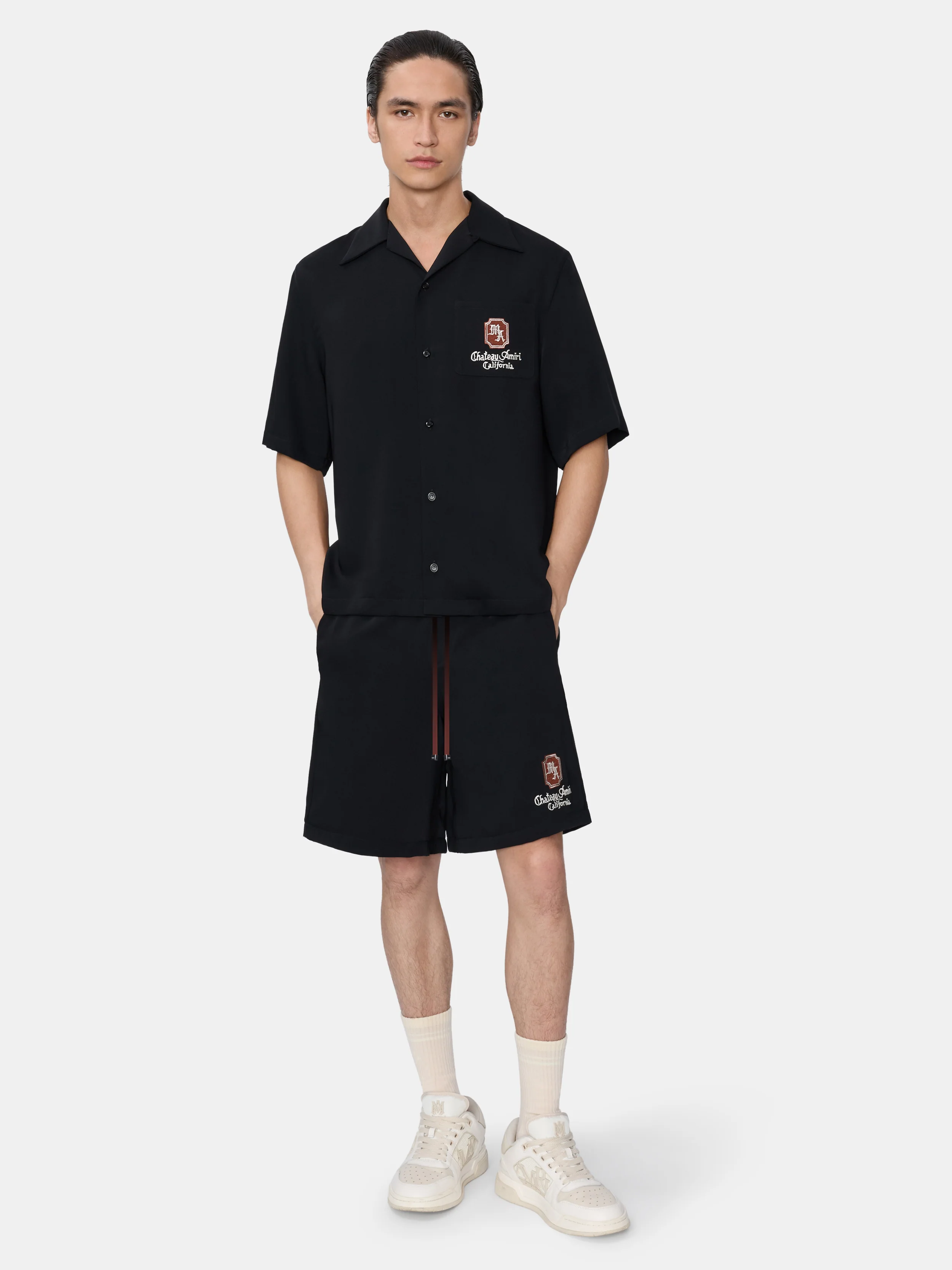 MA CHATEAU CAMP SHIRT - Black - Image 2