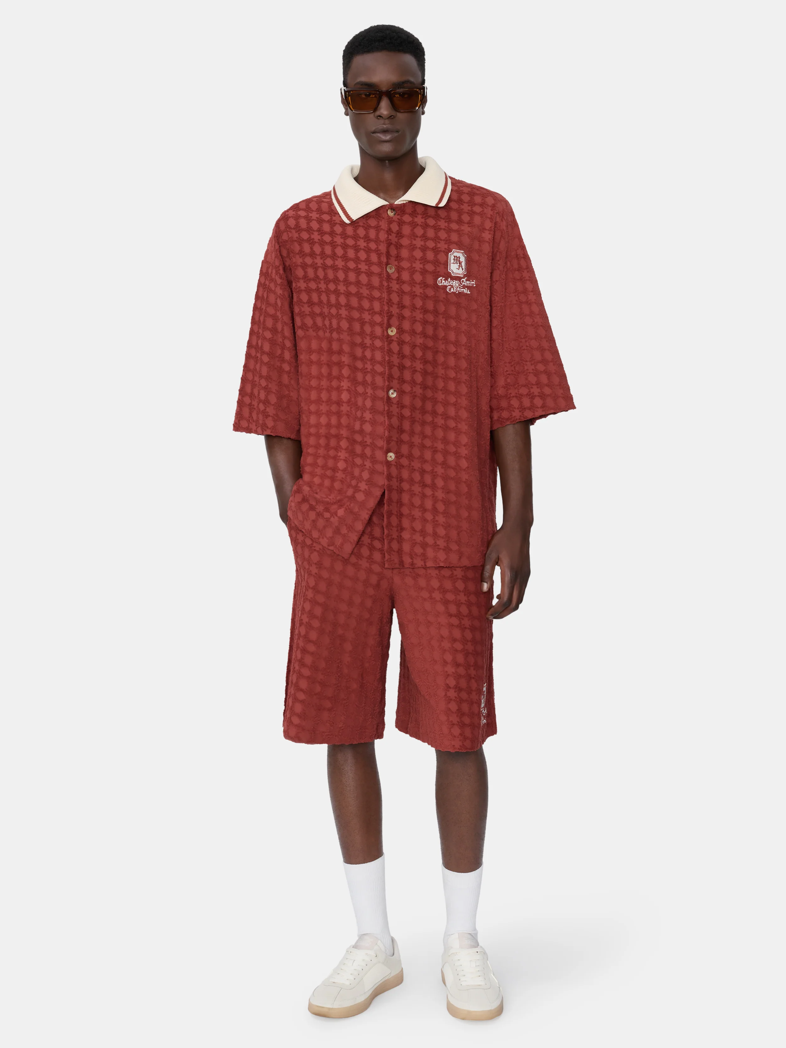 MA CHATEAU OVERSIZED SHIRT - Terracotta - Image 2
