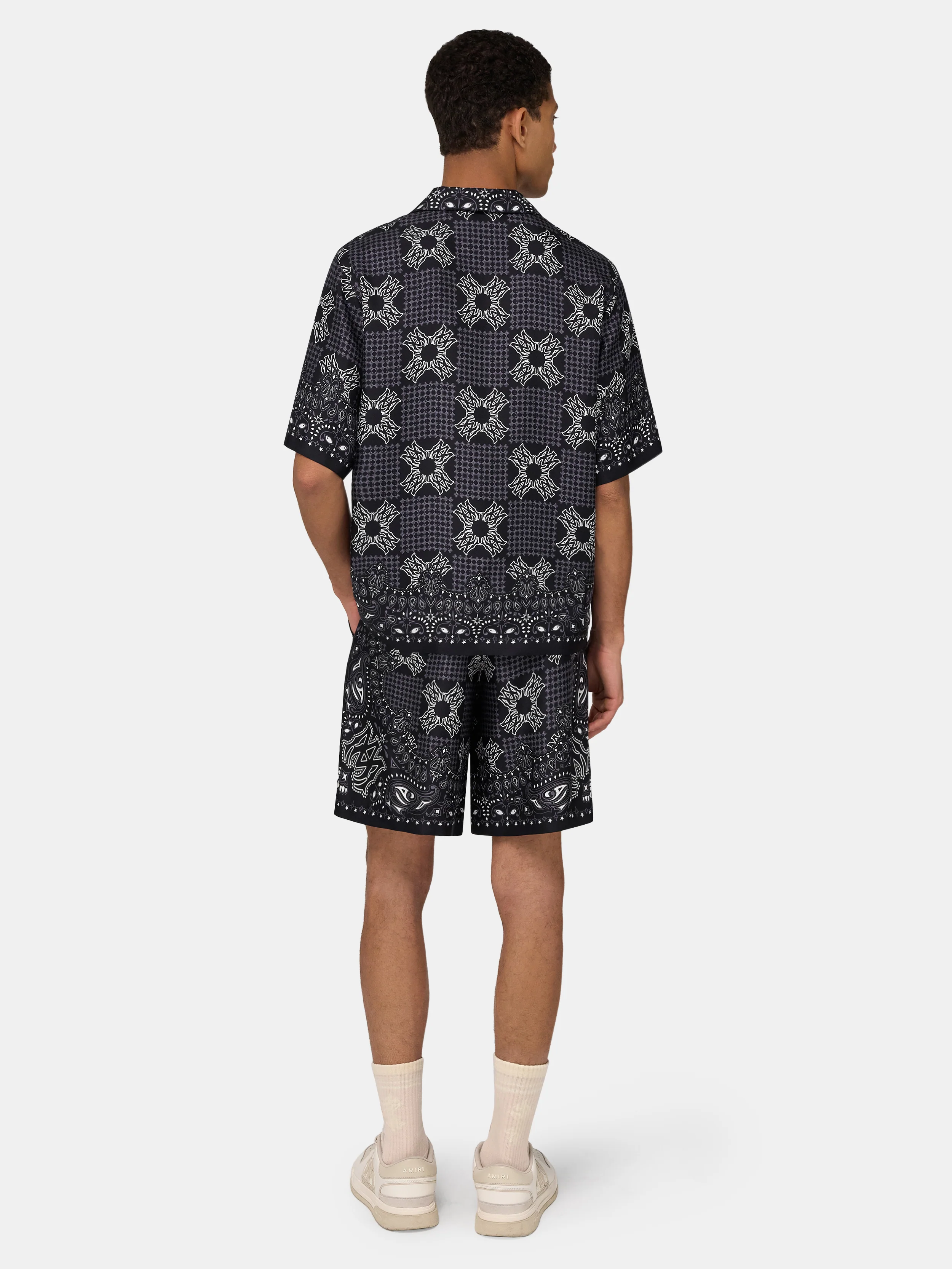MA CHECK CAMP SHIRT - Black - Image 4