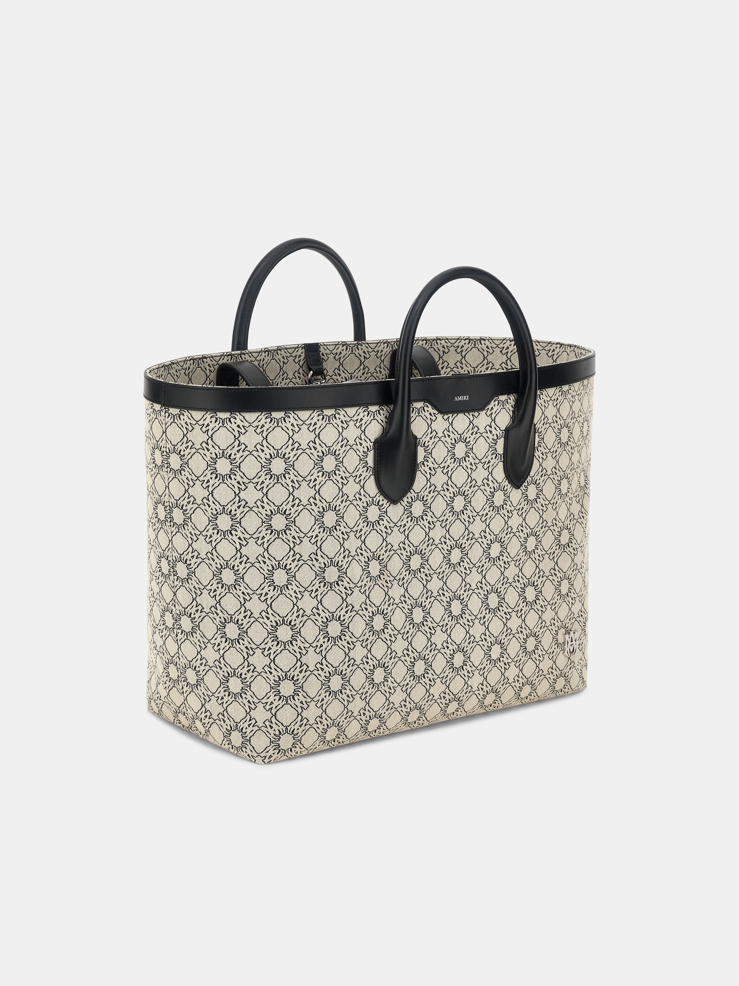 MA QUAD JACQUARD TOTE BAG - Grey - Image 3