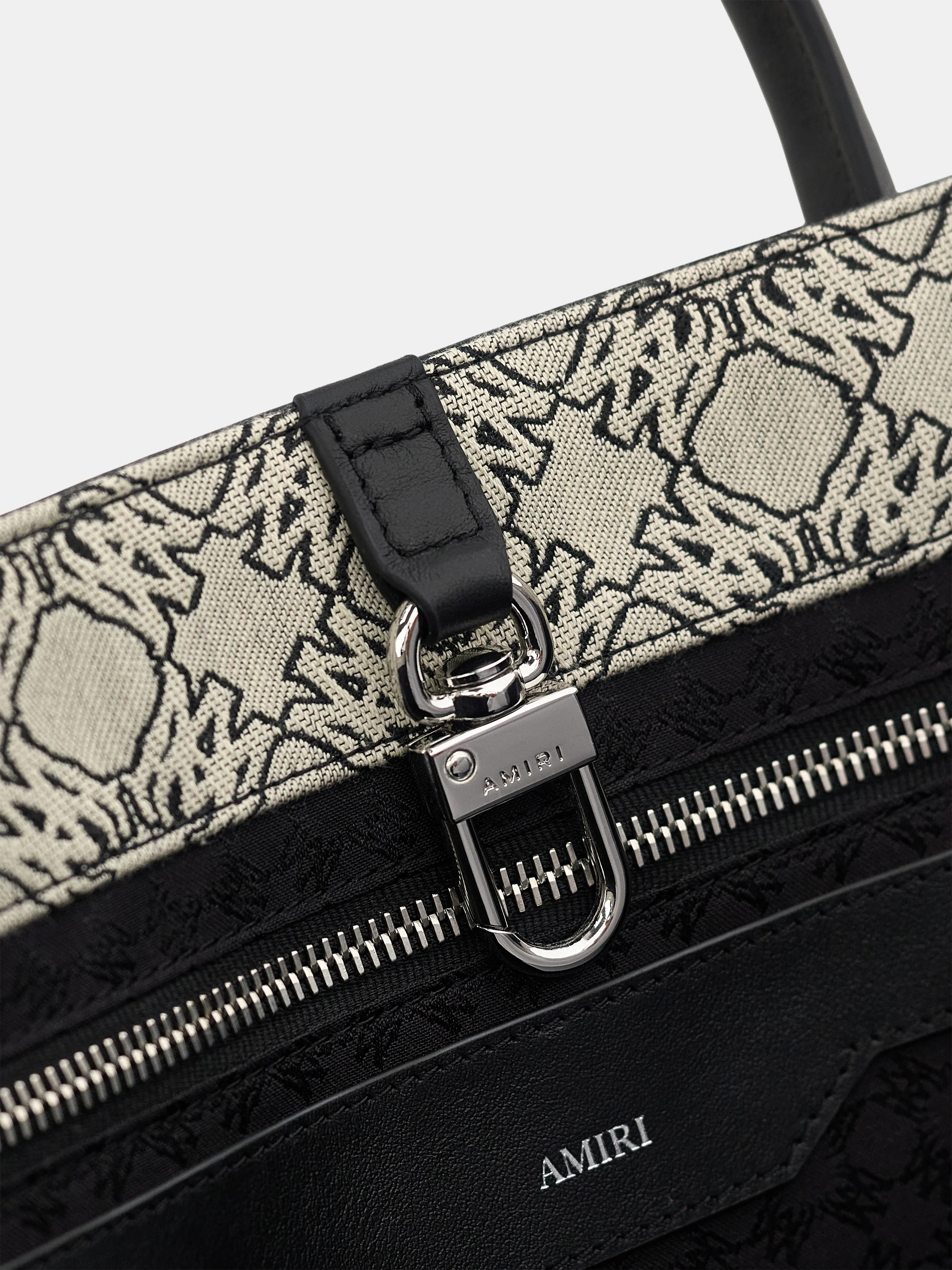 MA QUAD JACQUARD TOTE BAG - Grey - Image 4
