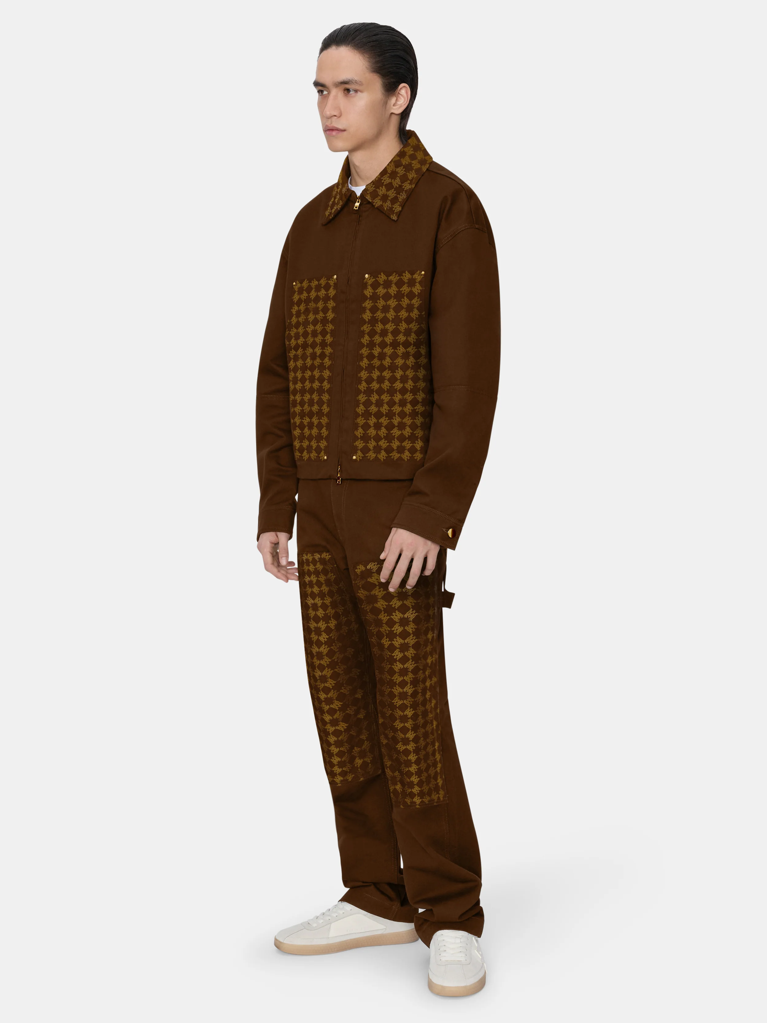 MA QUAD JACQUARD CARPENTER - DARK BROWN - Image 2