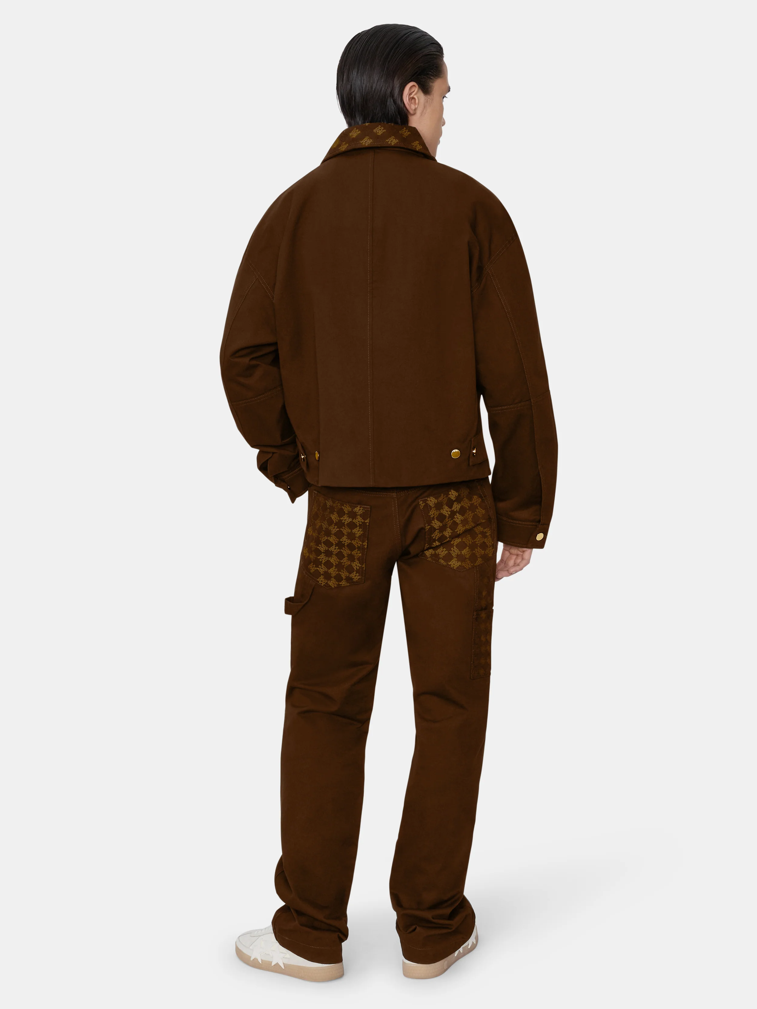 MA QUAD JACQUARD CARPENTER - DARK BROWN - Image 4