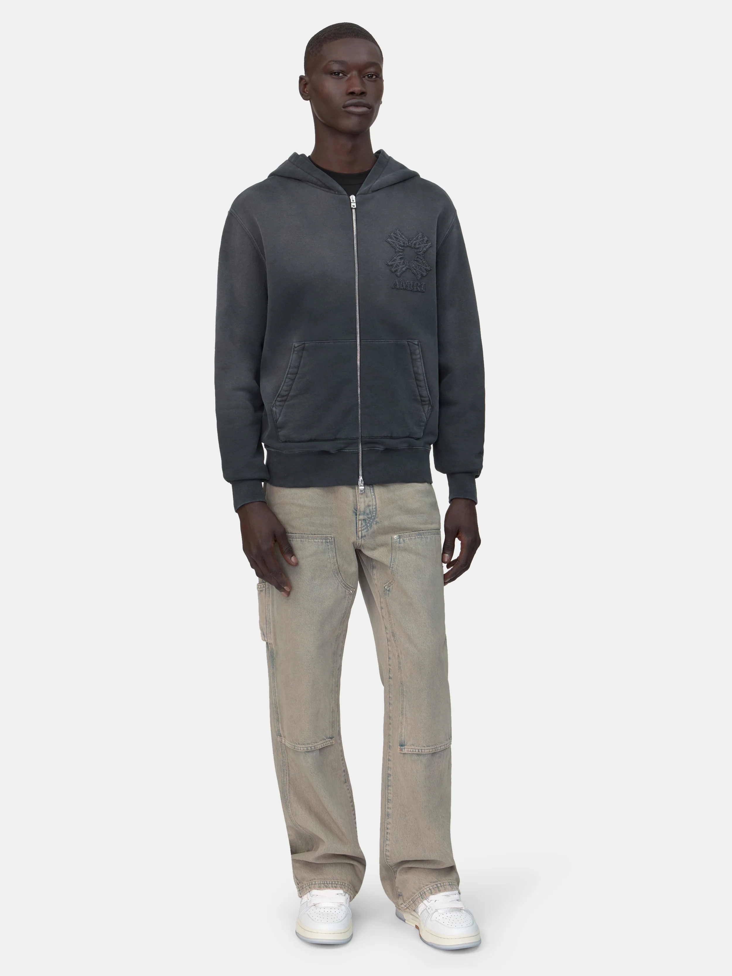 MA QUAD ZIP HOODIE - Black - Image 2