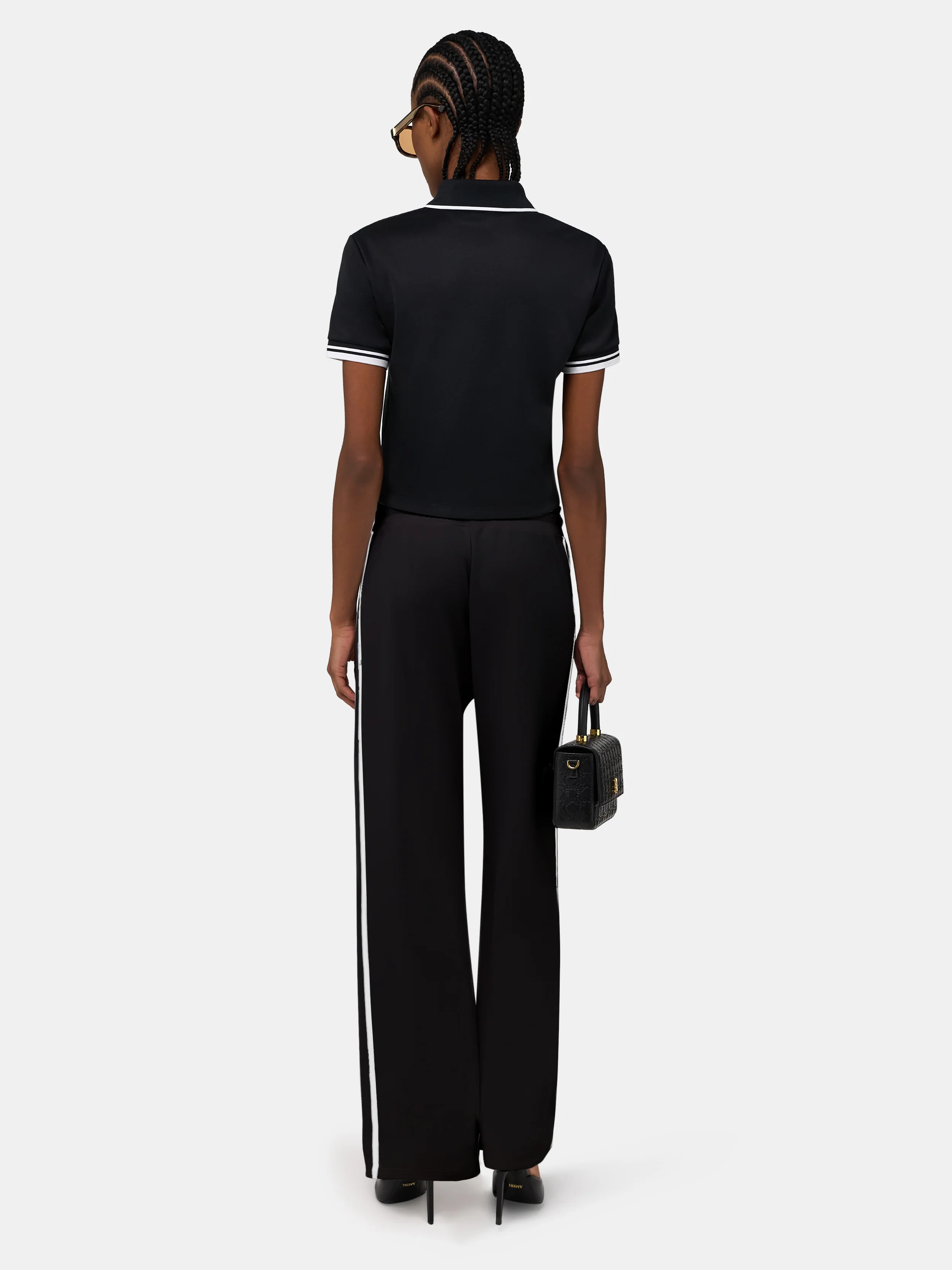 WOMEN - WOMEN'S MA ZIP POLO - Black - Image 4