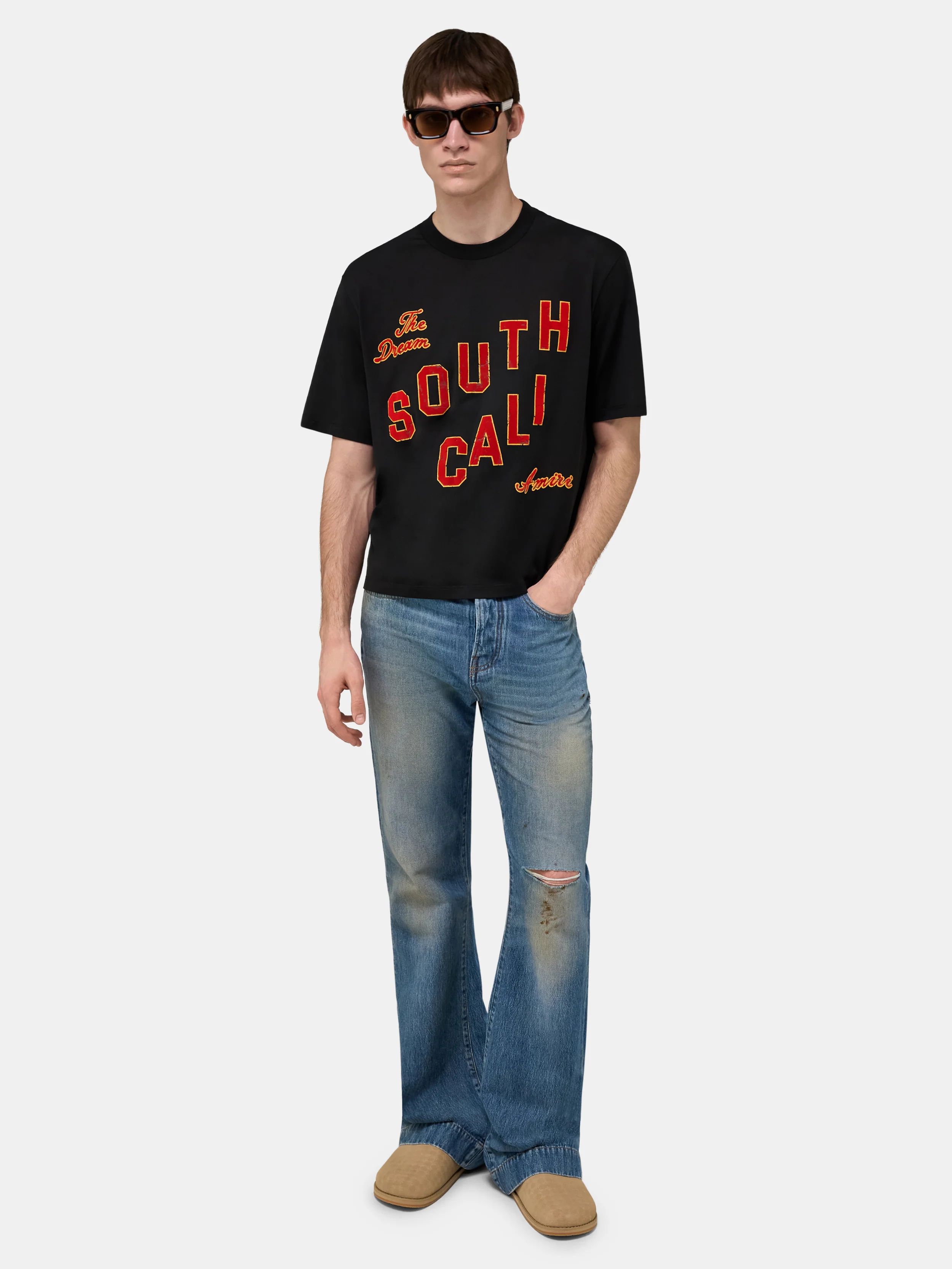SOUTH CALI BOX TEE - Black - Image 2