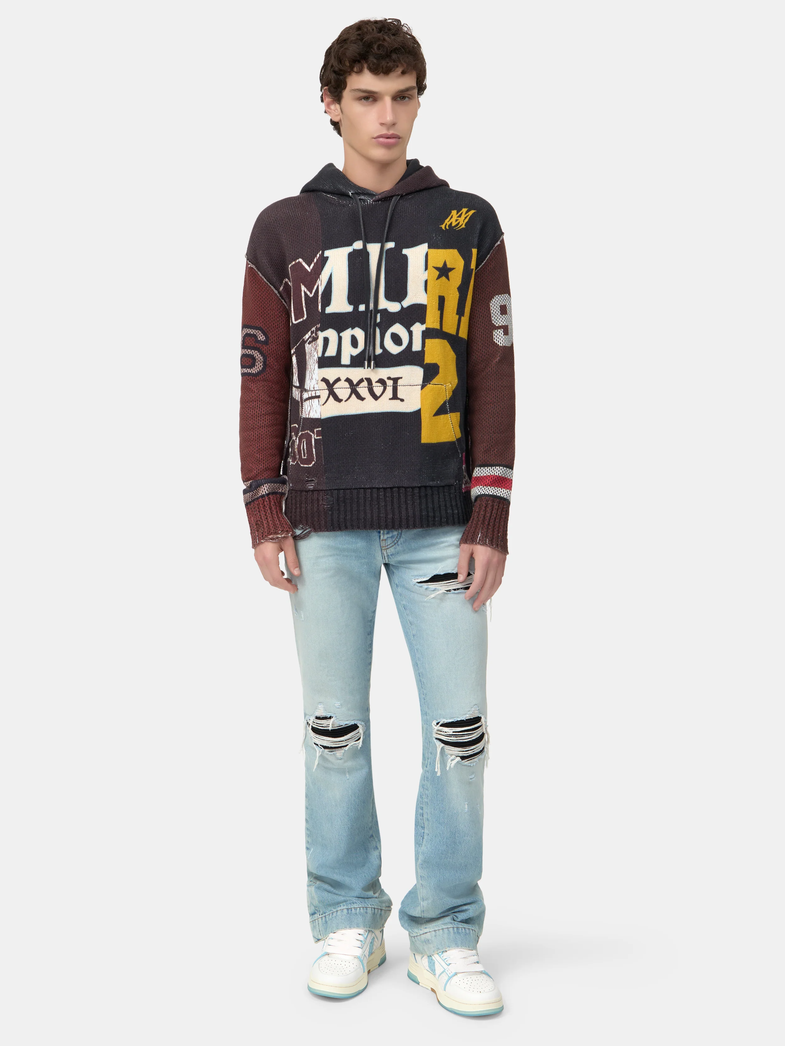 SPLICED HOODIE - Multi - Image 2