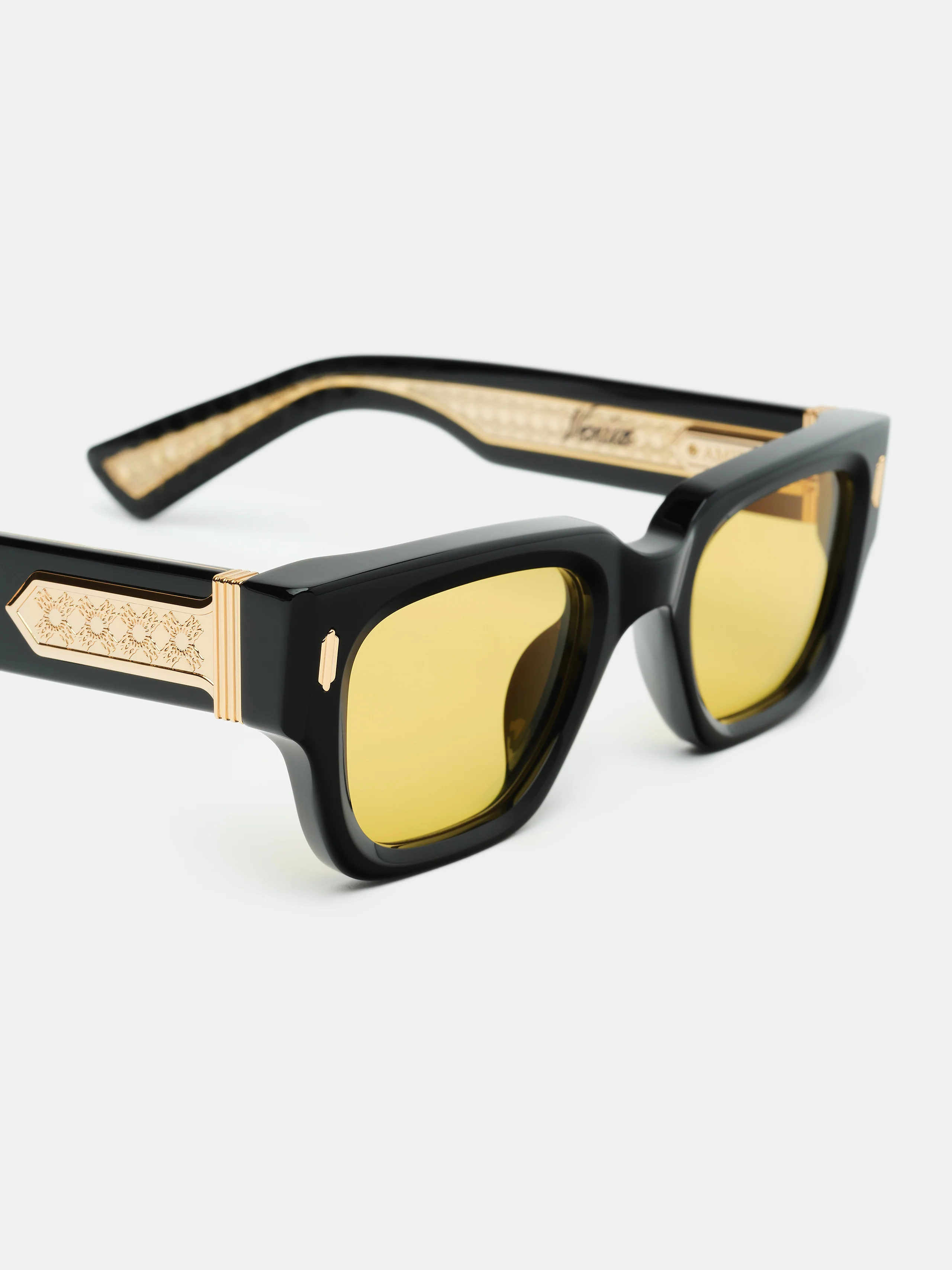 VENICE SUNGLASSES - Black Yellow - Image 4