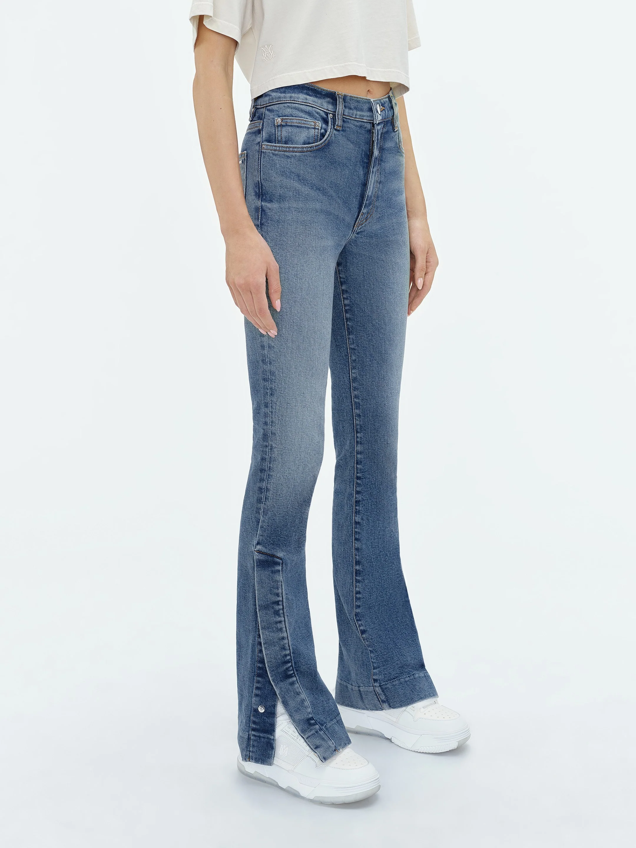 WOMEN - KICK FLARE - River Indigo - Image 4