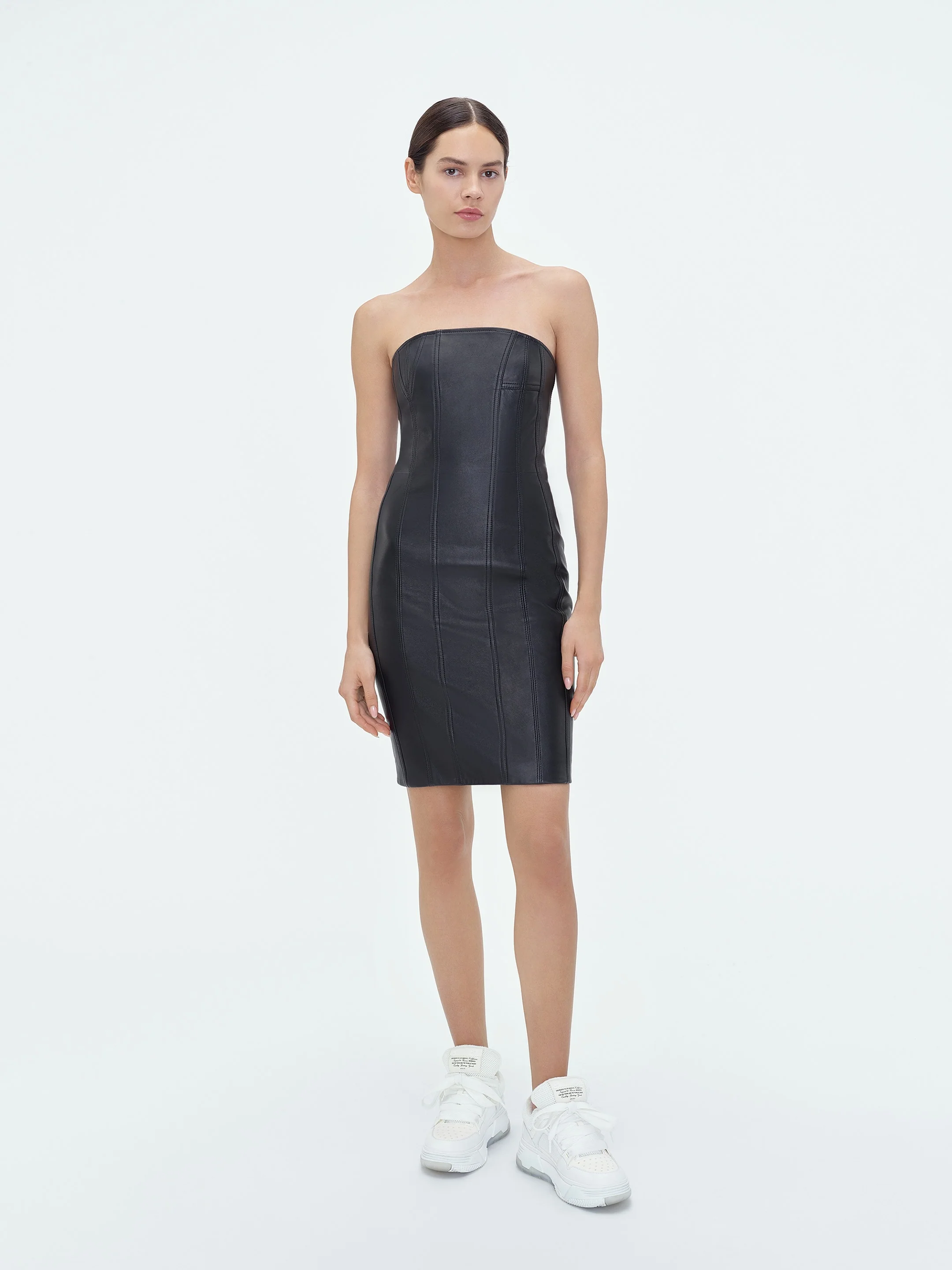 WOMEN - MA BUSTIER MINI DRESS - Black - Image 2