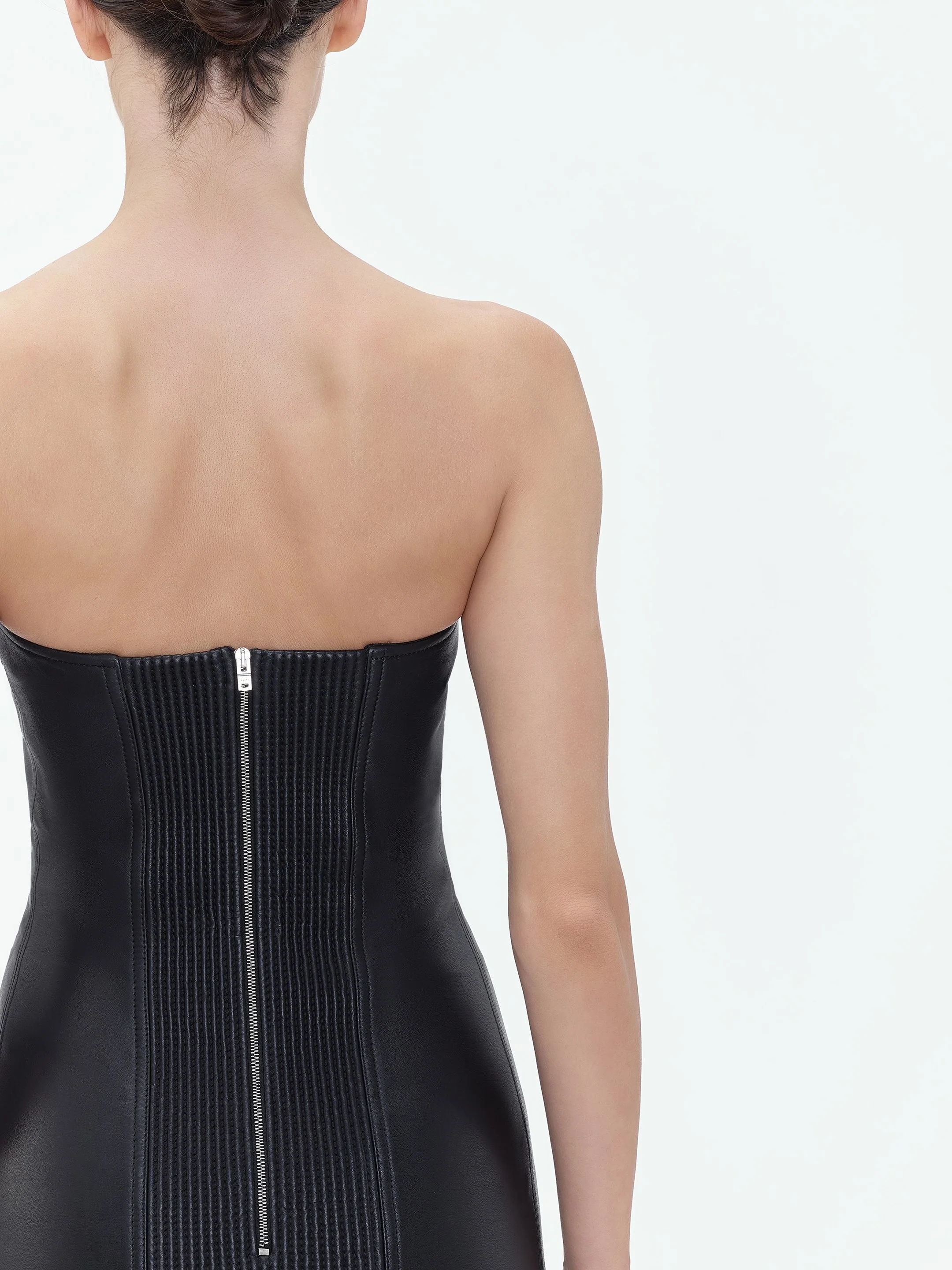 WOMEN - MA BUSTIER MINI DRESS - Black - Image 7
