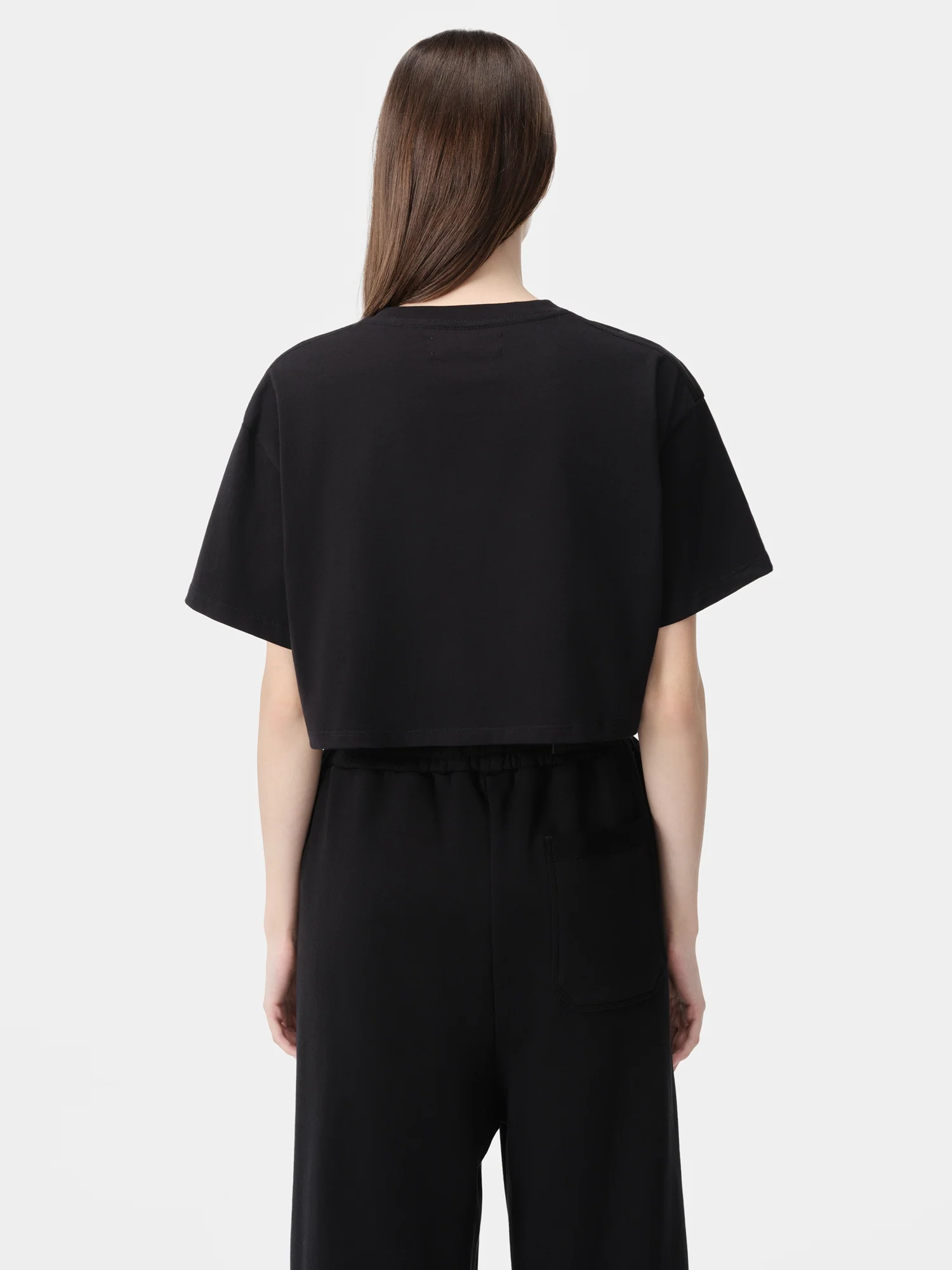 WOMEN - WOMEN'S ARTS DISTRICT CROPPED TEE - Black - Image 4