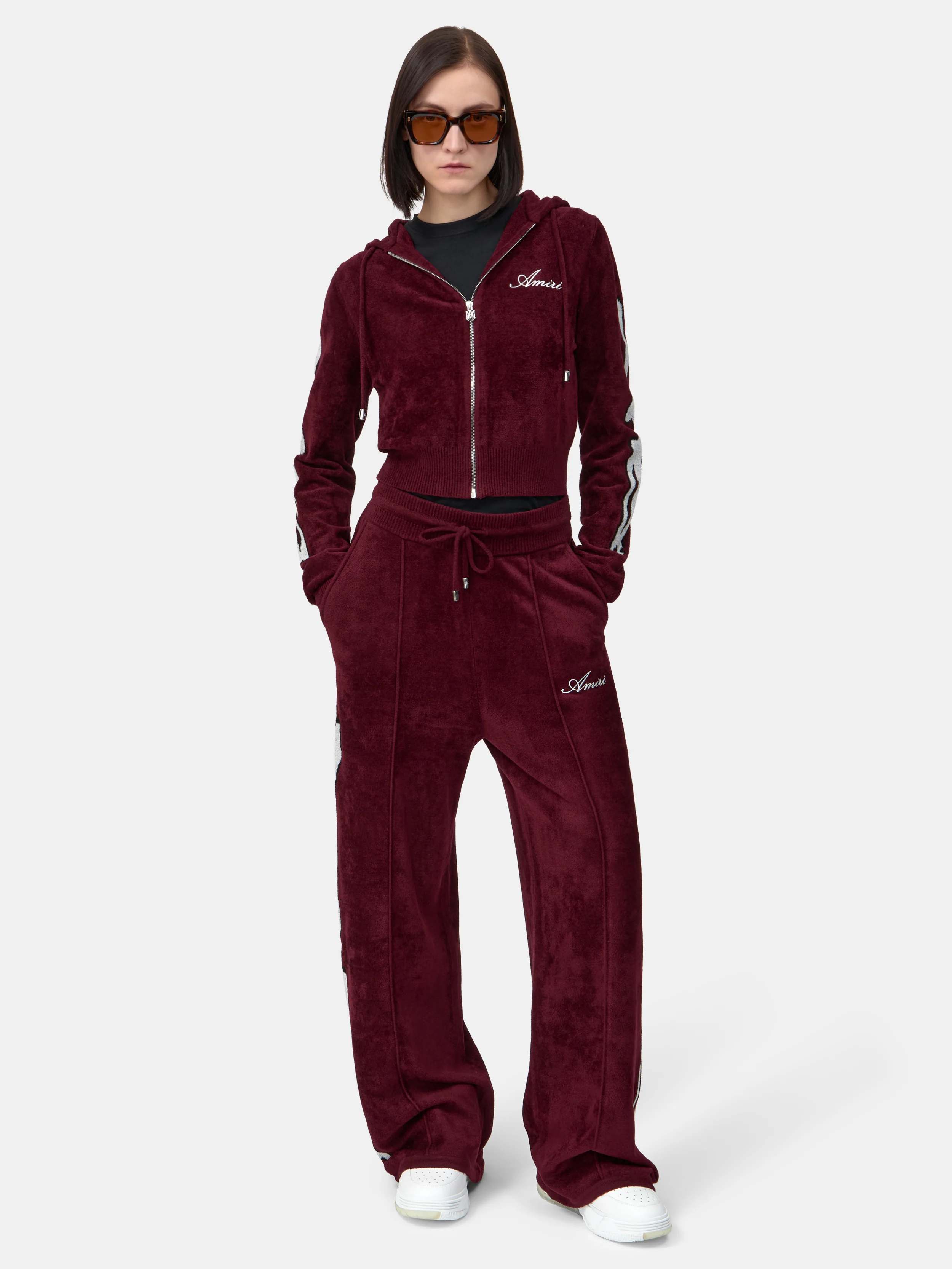 WOMEN - WOMEN'S BONES SWEATPANT - Aged Port - Image 2