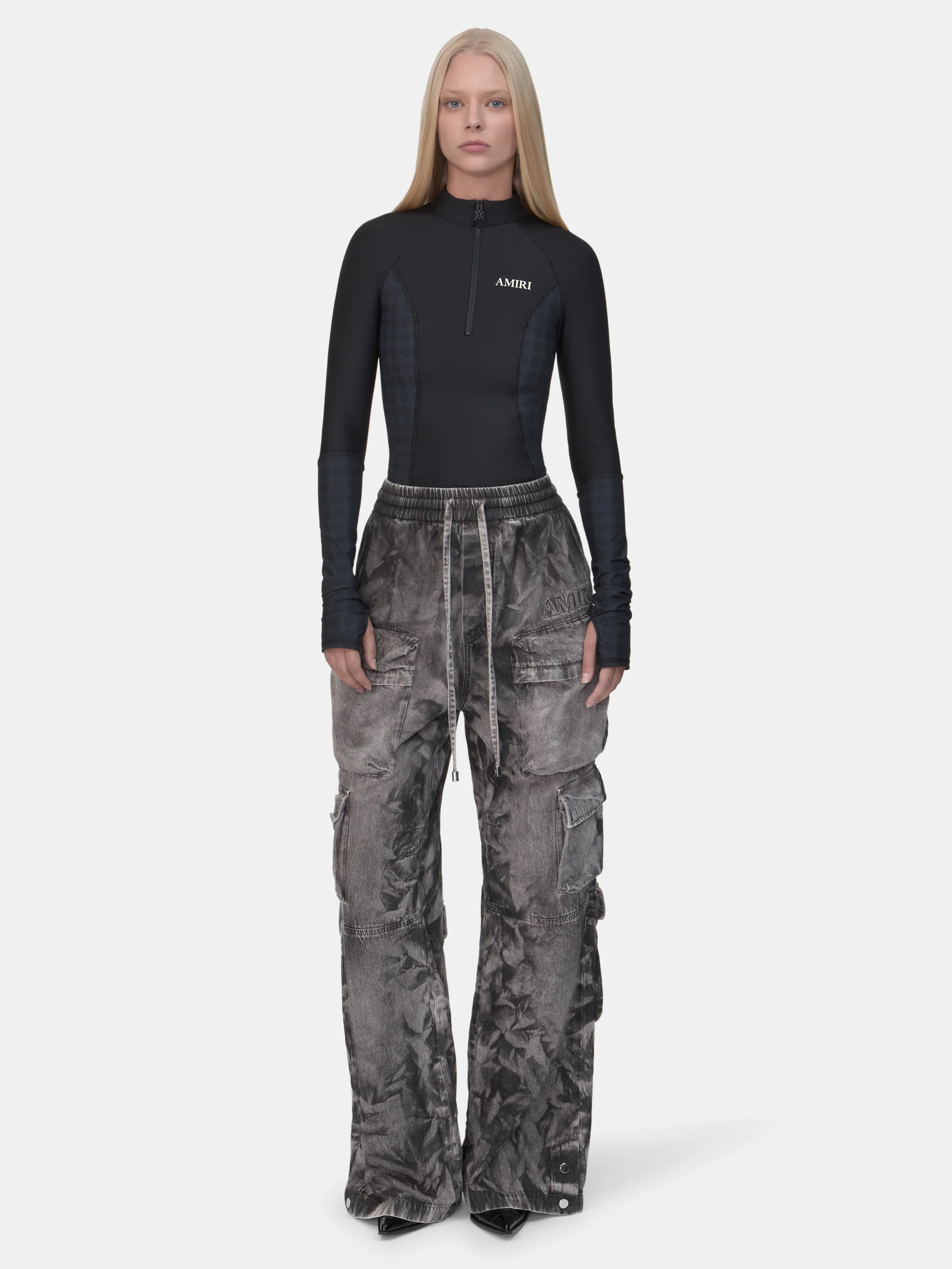 WOMEN - WOMEN'S CARGO JEAN - Smokey Topaz - Image 2