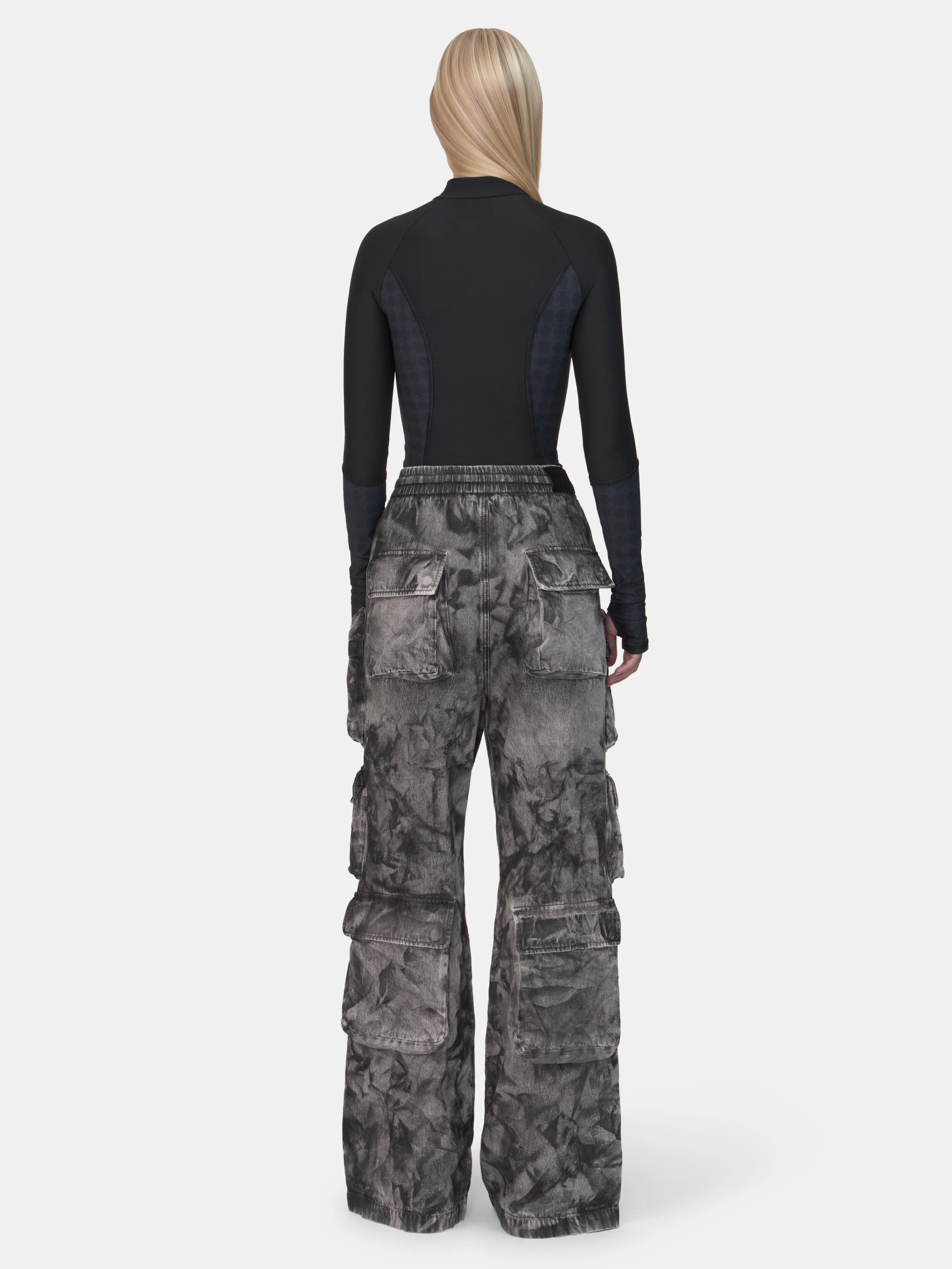 WOMEN - WOMEN'S CARGO JEAN - Smokey Topaz - Image 4