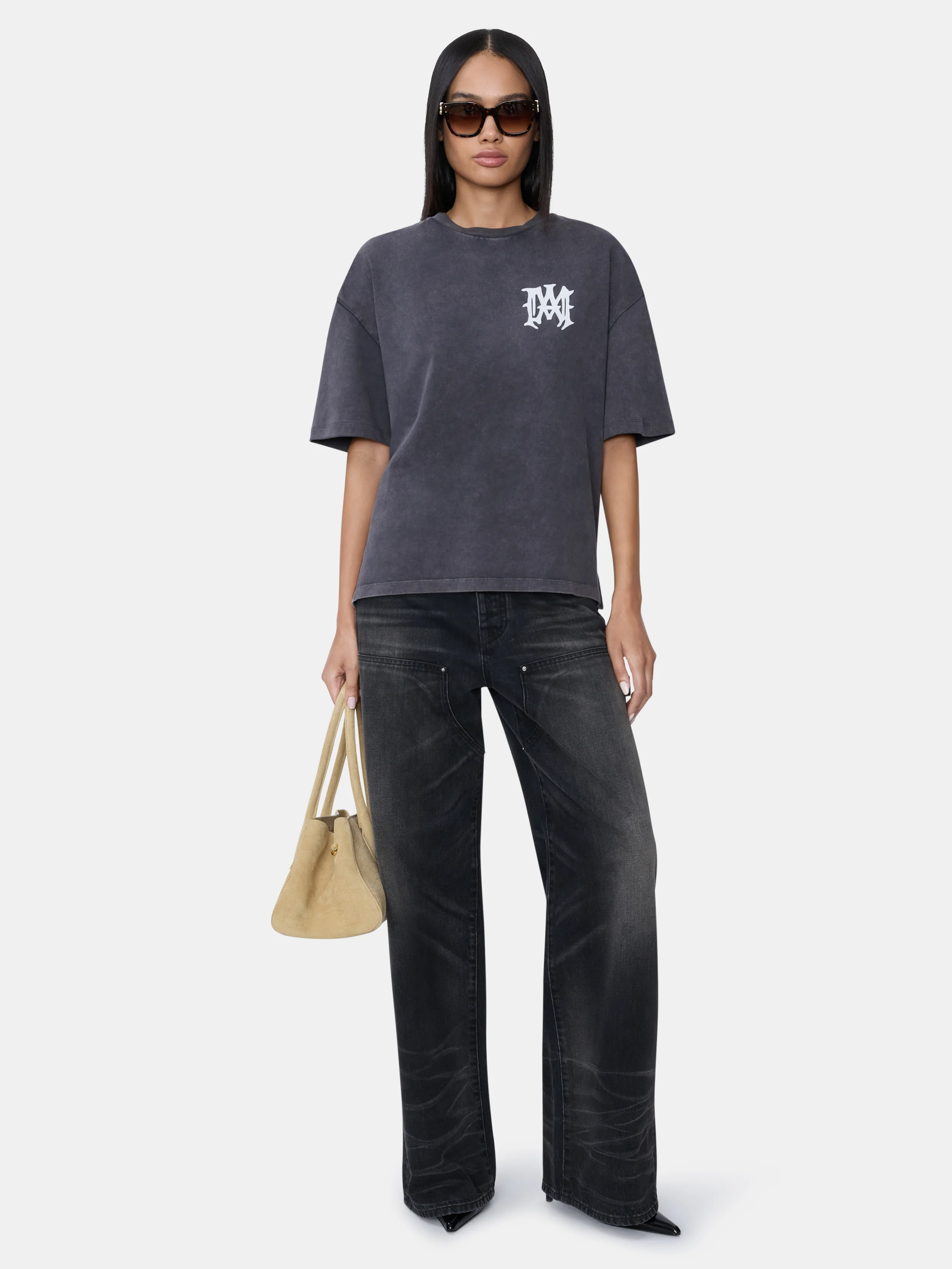 WOMEN - WOMEN'S CARPENTER JEAN - Faded Black - Image 4