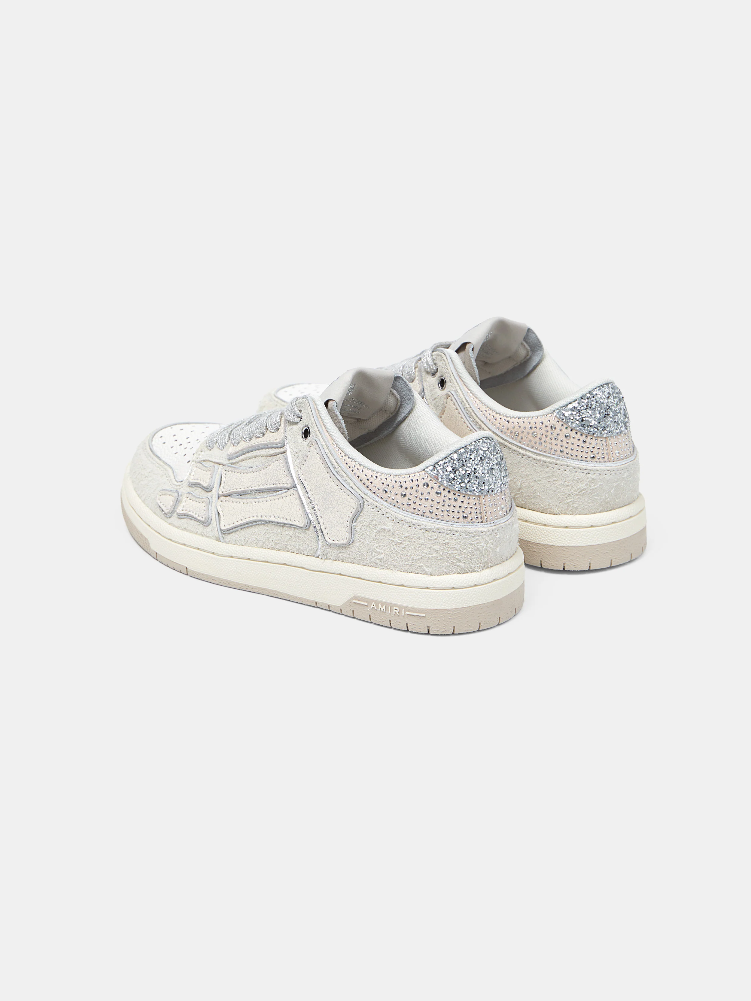 WOMEN - WOMEN'S GLITTER SKEL TOP LOW - Alabaster - Image 4