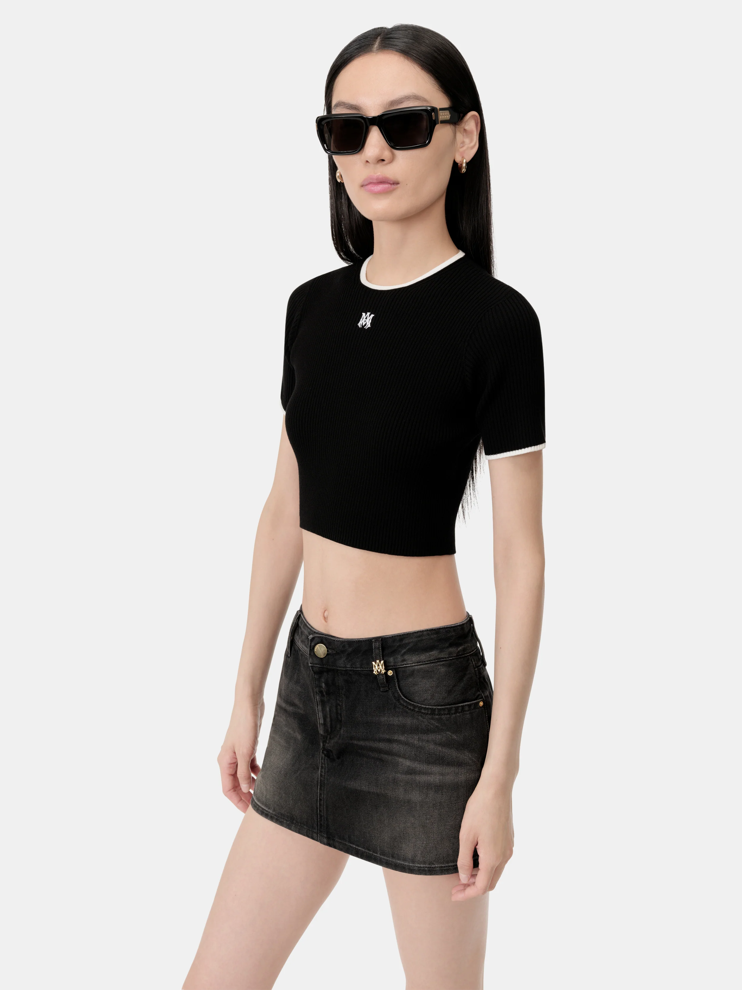 WOMEN - WOMEN'S MA BABY TEE - Black - Image 5