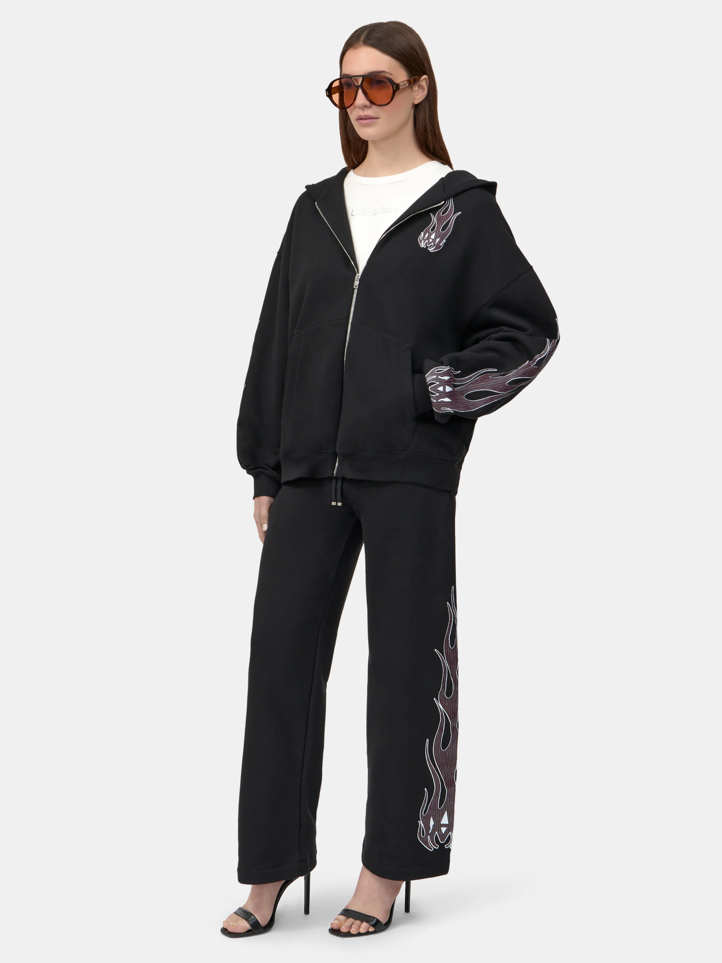 WOMEN - WOMEN'S MA FLAMES SWEATPANT - Black - Image 3