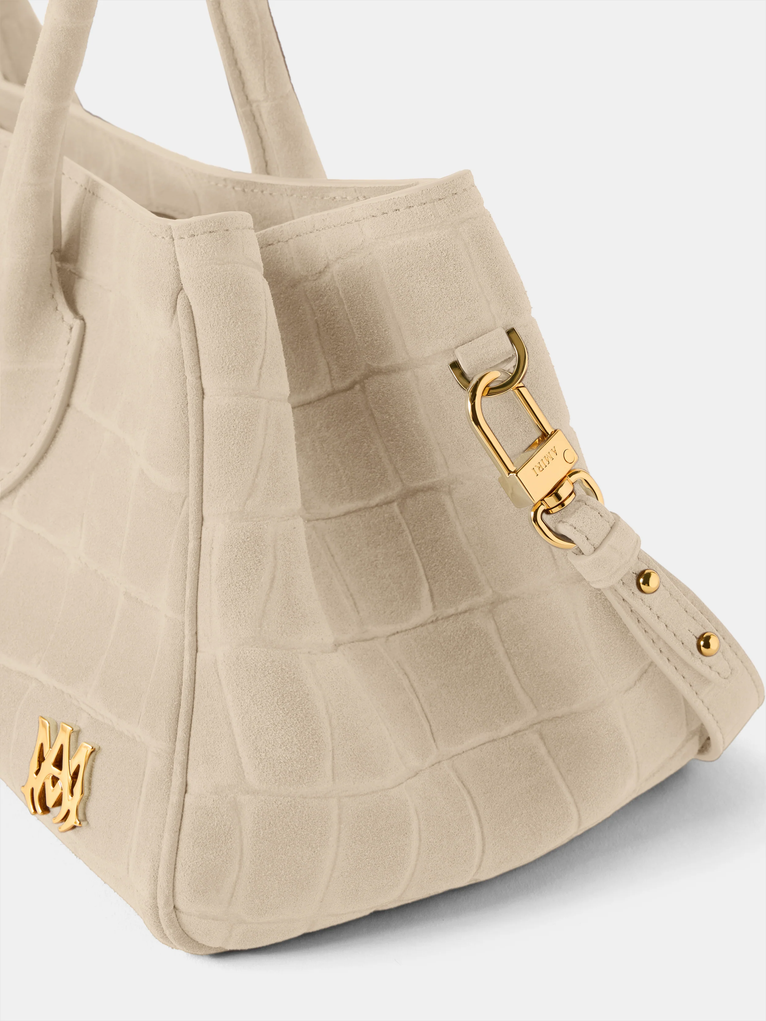 WOMEN - WOMEN'S SUEDE CROC HONEY 40 SHOULDER - Taupe - Image 4